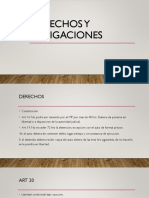 Derechos y Obligaciones Del Imputado