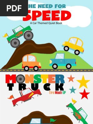 Cars Quiet Book