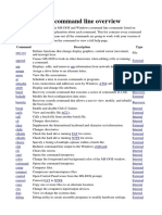 MS-DOS and Command Line Overview