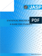 Statistical Analysis in JASP - A Students Guide v1.0