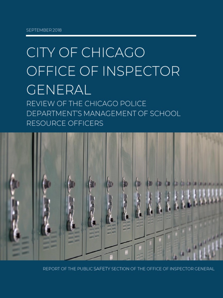 Cpd Management Of School Resource Officers Review Pdf