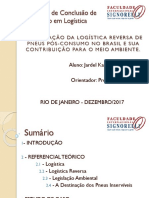 Trabalho de Conclusão de Curso Em Logística