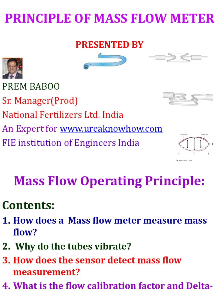 Understanding Coriolis Mass Flow Meters | PDF | Soft Matter | Applied ...