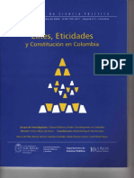 Eticidades, Poder Constituyente y Constitución en Colombia
