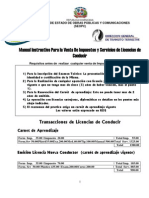 Manual Instructivo para La Venta de Impuestos y Servicios