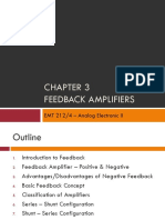 Feedback Amplifiers: EMT 212/4 - Analog Electronic II