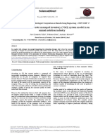 Sciencedirect: Application of A Vendor Managed Inventory (Vmi) System Model in An Animal Nutrition Industry