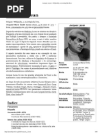 Jacques Lacan – Wikipédia, A Enciclopédia Livre