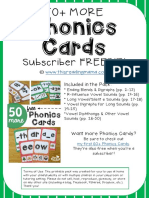 50MorePhonicsCards4k PDF