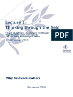 Thinking Through The Field: Paula Uimonen, Associate Professor 5 September 2018