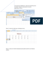 Calendario Excel