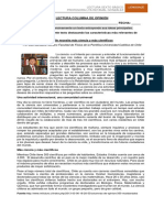 LECTURA COLUMNA DE OPINIÓN 6°