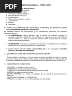 Cuestionario Laboral Corte 1