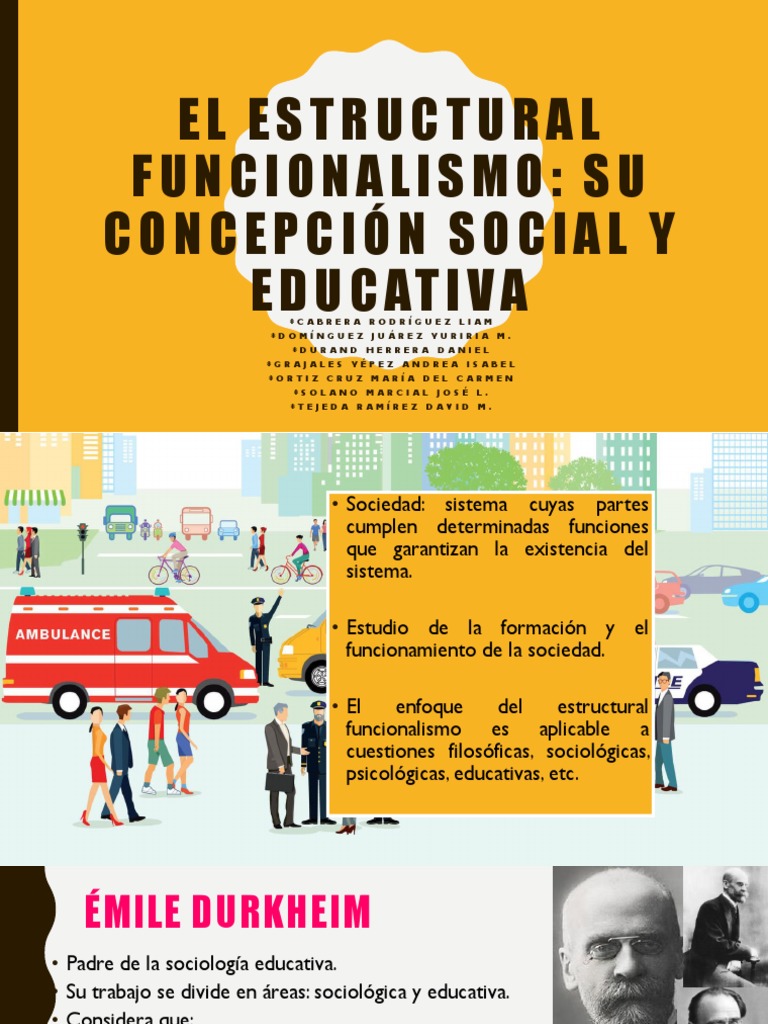 El Estructural Funcionalismo Socialización Sociología