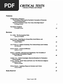 Jacques Lacan Articles From Le Minotaure The Problem of Style and The Psychiatric Conception of Paranoiac Forms of Experience and Motives of Paranoic Crime The Crime of The Papin Sisters 1