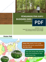 Pengangkutan Kayu Budidaya Dari Hutan Hak: (P.85/MENLHK/SETJEN/KUM.1/11/2016)