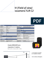 Calcolo FOV e IFOV Della Termocamera FLIR C2