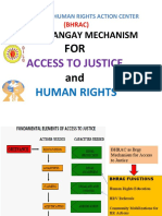 BHRAC As Brgy Mechanism For Access To Justice & HR