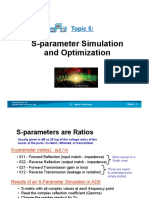 SparameterSimulationOptimization Slides