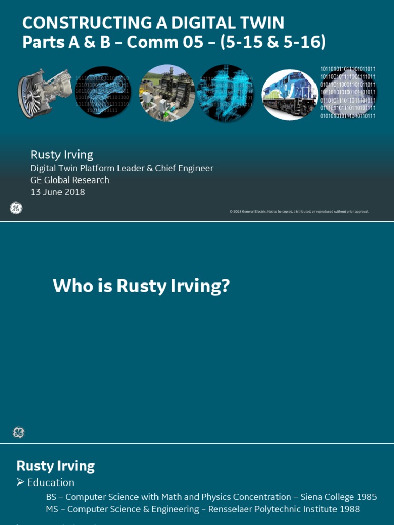 GE Digital Twin Overview and Tutorial - RRI v3 PDF | PDF | Machine ...