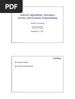 Algorithm Design Techniques