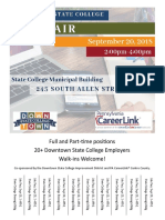 DID Job Fair Flyer Pull Tab