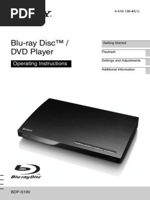 Amazon.com: Sony BDP-S190 Blu-Ray Disk/ DVD Player : Electronics