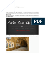 Arte Medieval: Românica, Bizantina e Gótica
