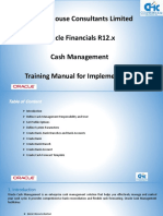 Oracle Financials R12 Cash Management Training Manual