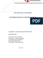 Apuntes Materiales de Construcción