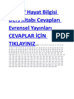 2018 2019 3. Sınıf Hayat Bilgisi Ders Kitabı Cevapları Evrensel Yayınları