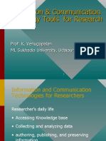 Information & Communication Technology Tools For Research