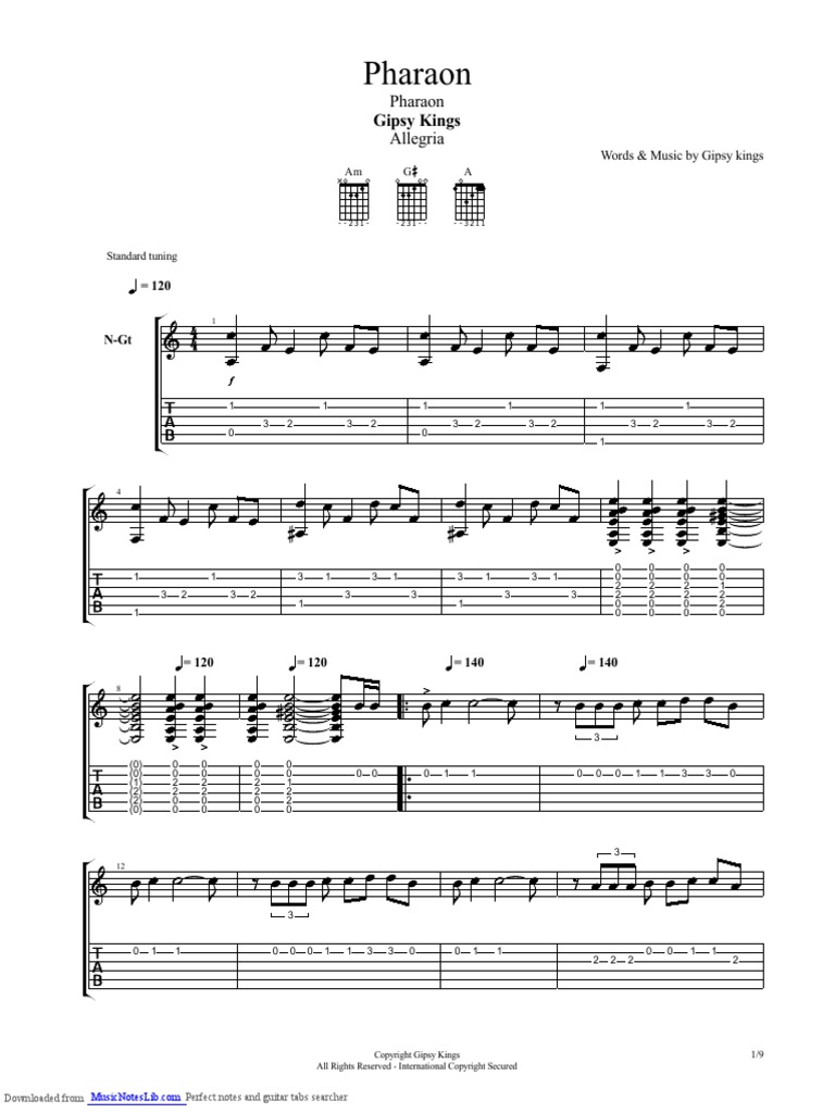 217510906GypsyKingsPharaon.pdf Guitar Family Instruments Guitars