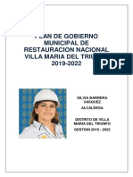 Plan de Gobierno Silvia Barrera Vasquez