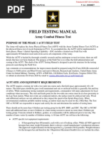 GAFPB Requirements and Scoring Guide | PDF | Military