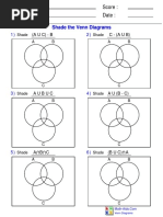 Three Set Venn Diagram Problems | PDF | Mathematics