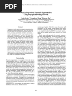 Weakly Supervised Semantic Segmentation Using Superpixel Pooling Network