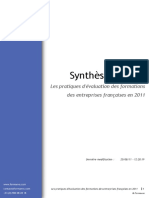Synthese Etude Formaeva 2011
