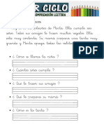 COLECCIÓN LECTURAS COMPRENSIVAS 1º PRIMARIA SAFA ANDUJAR Parte 1 PDF