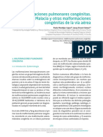 Malformaciones pulmonares congénitas