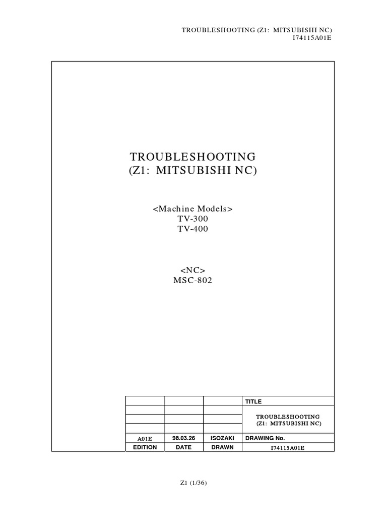 TV-300,400 Service Manual | PDF | Parameter (Computer Programming