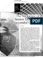 tHE INFLUENCE OF SENIOR LEADERS IN SUCCESFULL CHANGE PDF