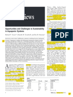Tyson Et Al. 2011. Opportunities and Challenges To Sustainability in Aquaponic Systems