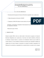 Electrónica, Magnitudes, Leyes y Aplicaciones - Actividad 1 - Unidad 1