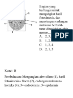 Bagian tumbuhan dan kelompok hewan Mollusca