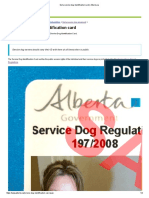 Get A Service Dog Identification Card - Alberta