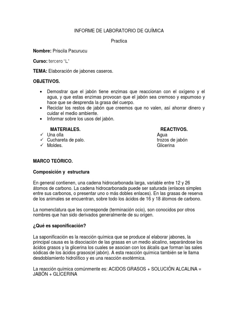 Curso Jabon de Glicerina, PDF, Jabón