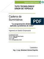 E.-1.3 La Programación Dinámica Aplicada A Problemas de Redes