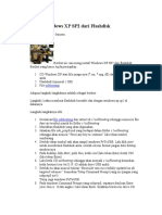 Install Windows XP SP2 Dari USB