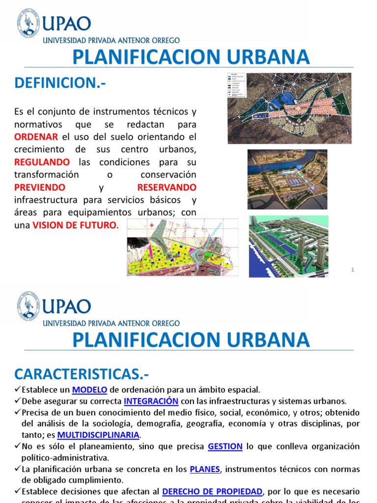 Definición y Características de la Planificación Urbana | PDF ...